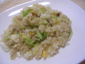 白菜と梅昆布茶のさっぱり炒飯