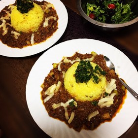 スパイスキーマカレー 銀杏入り