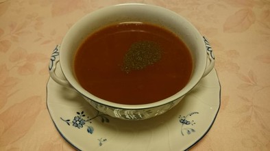 ★美味！★トマトと紅茶のスープの写真