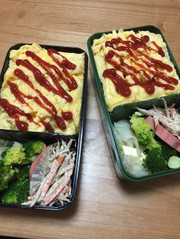 焦がさず時短!お弁当用オムライス!の写真