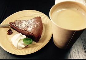 21cmのケーキ型で焼くガトーショコラ