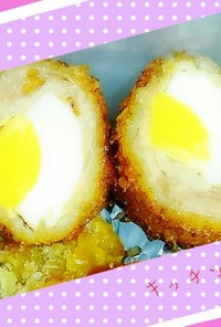 お弁当に♪ゆで卵の豚肉巻(^○^)