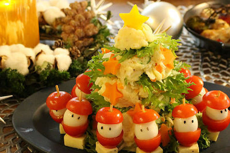 クリスマスに ポテトサラダのツリー レシピ 作り方 By アンジェ公式キッチン クックパッド 簡単おいしいみんなのレシピが350万品