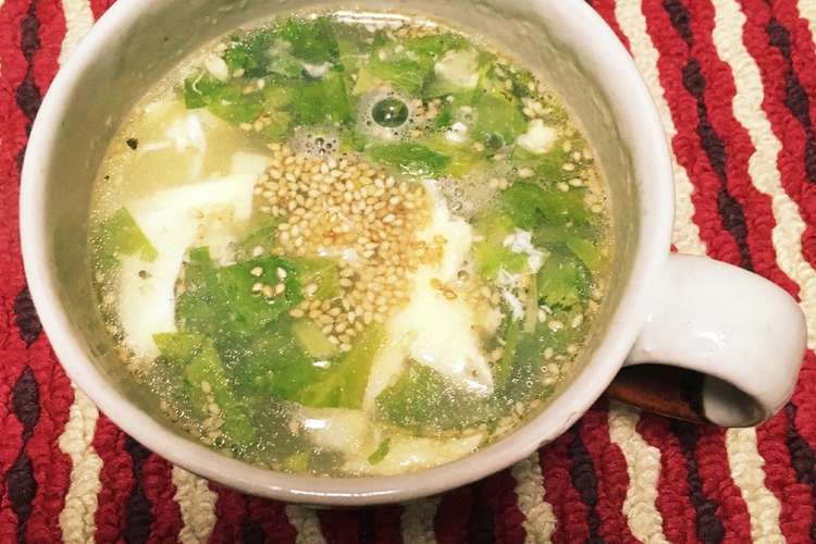 セロリの葉と卵の中華スープ レシピ 作り方 By えまま クックパッド