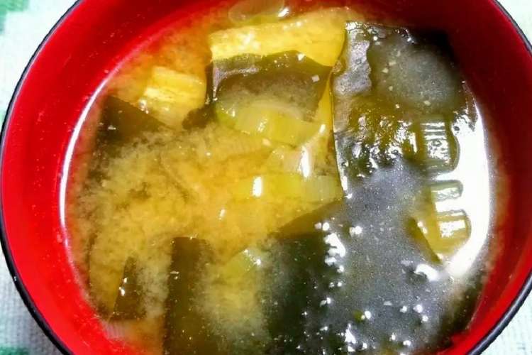 味噌汁 ネギ