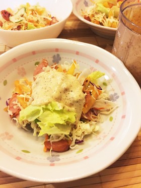 コンビニ野菜で!簡単!柿サラダ