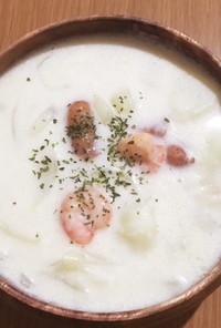 ポカポカ☆クリームシチュー風スープ