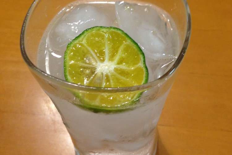甘くないシークワーサー搾りチューハイ レシピ 作り方 By ゆすひと クックパッド