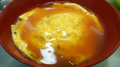 チキンラーメンアレンジ！天津チキンラー麺の写真
