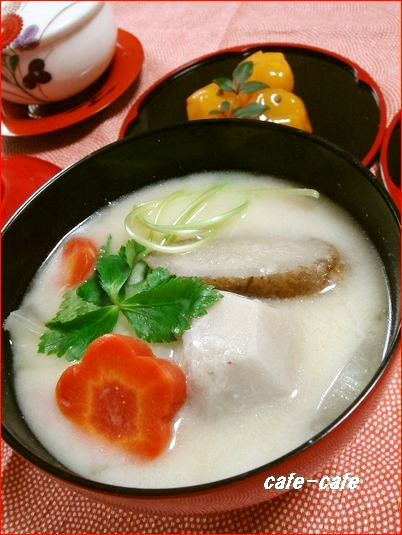 京都のお雑煮☆上品な白味噌仕立の画像