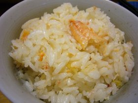 あっさり!生姜風味のかにめし☆