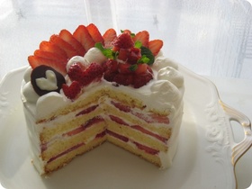 いちごのLOVEケーキ♡