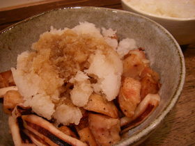 おろしポン酢でさっぱり♪の炒め物