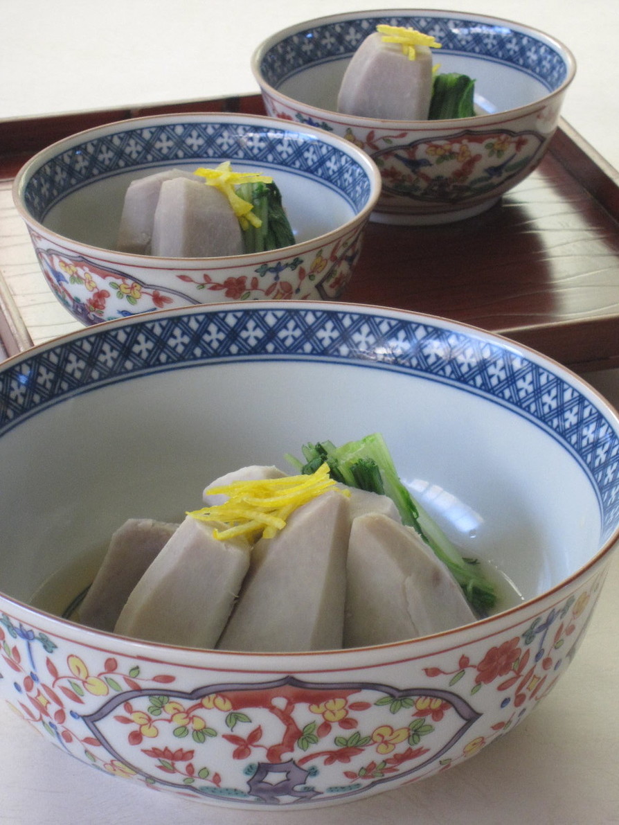 えびいもと京壬生菜の炊いたんの画像