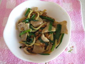 納豆炒め