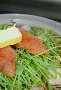 冬に美味しいあったまるピリ辛明太バター鍋