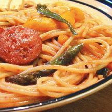 バルサミコ風味のスパゲッティ