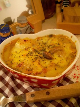 カレー風味のじゃがいも☆グラタン