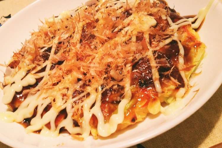 白菜と挽き肉のお好み焼き レシピ 作り方 By Tyちゃん クックパッド