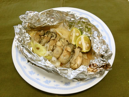 牡蠣のバター風味焼きの画像