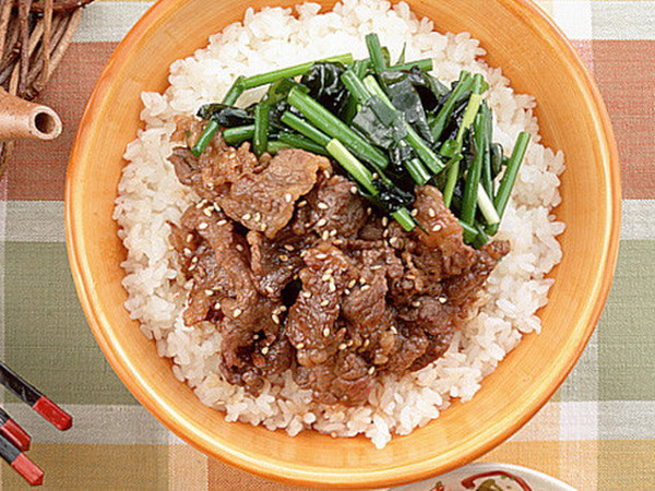 ビビンバ風丼
