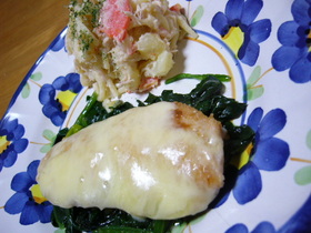 鮭のチーズ焼き