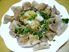 豚肉のから揚げ さっぱりぽん酢♪