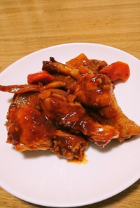 甘辛旨いっ✨鶏手羽元の韓国風煮込み✨