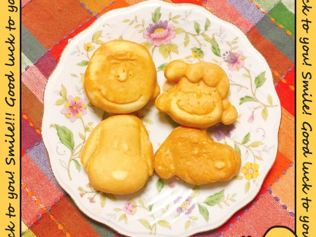 今日のおやつはスヌーピーパンケーキ レシピ 作り方 By Agasaキッチン クックパッド