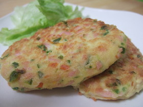 豆腐とおさかなのソーセージ☆ハンバーグ