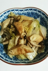 白菜と笹かまの炒め煮