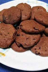 ジッパーで簡単チョコチップクッキー♡