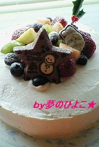2007★我が家のクリスマスケーキ
