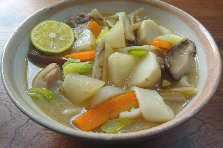 大分県名物やせうまのだんご汁 レシピ 作り方 By おでのおでん クックパッド 簡単おいしいみんなのレシピが353万品