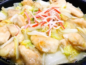 ウェイパーで簡単!鶏肉と白菜の中華煮!