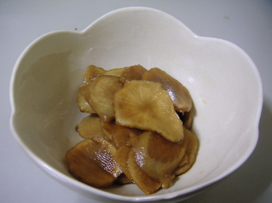 菊芋のしょうゆ漬けの写真