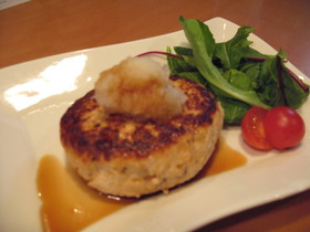 鮭でハンバーグ