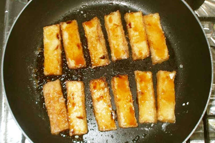 厚揚げステーキ 簡単な厚揚げの照り焼き レシピ 作り方 By 漢方薬のタカキ大林店 クックパッド 簡単おいしいみんなのレシピが356万品