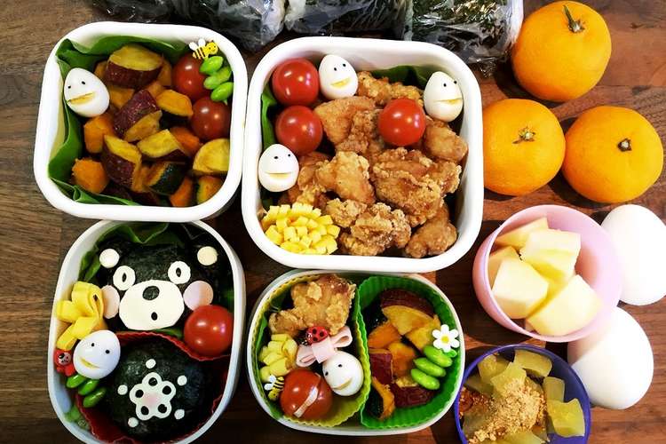 バス遠足のお弁当 17年 レシピ 作り方 By Miharun327 クックパッド 簡単おいしいみんなのレシピが360万品