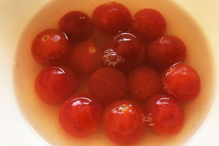 トマトのコンポート レシピ 作り方 By Bamse93 クックパッド 簡単おいしいみんなのレシピが350万品