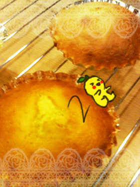 ゆず×はちみつ(*・Ⓐ・)楽ちんケーキ。