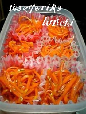 お弁当赤のおかず♪