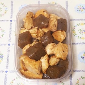 鶏肉とこんにゃくの炒り煮