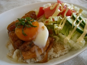 ★照り焼きチキンで親子丼?!★