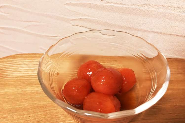 ミニトマトの紅茶みりんコンポート レシピ 作り方 By ゆいしゅん クックパッド 簡単おいしいみんなのレシピが350万品