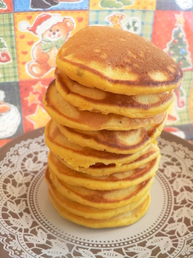 ほんのり和風☆ かぼちゃのパンケーキ