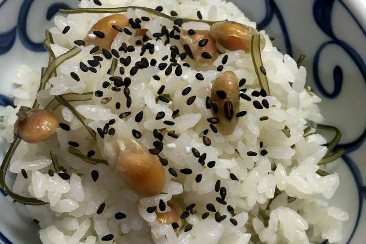 煎り大豆ご飯 レシピ 作り方 By ６６ｍｌ クックパッド 簡単おいしいみんなのレシピが355万品