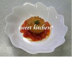 とろ~りチーズとトマトソース