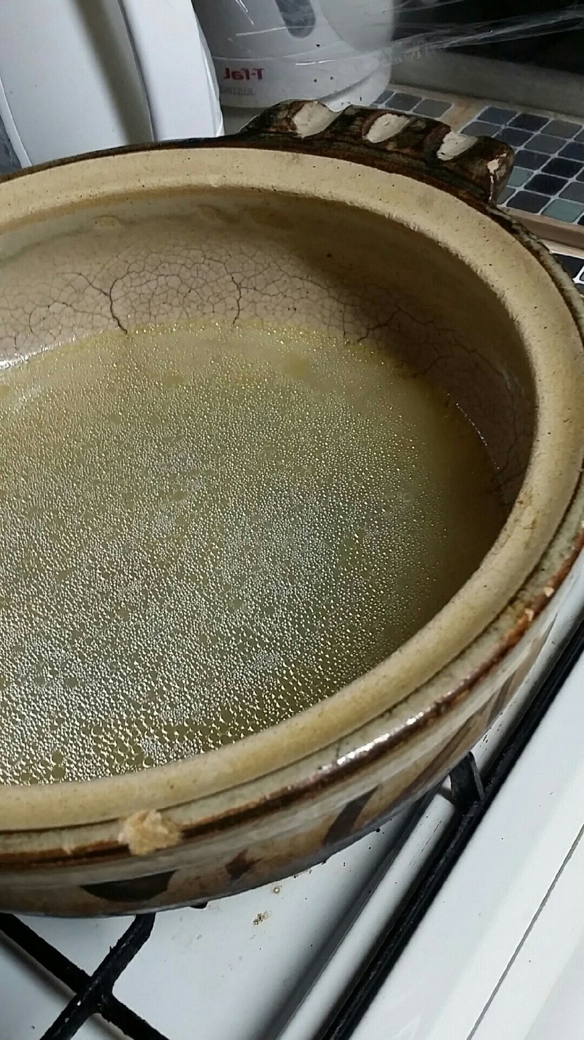 鶏ガラの水炊き鍋にの画像