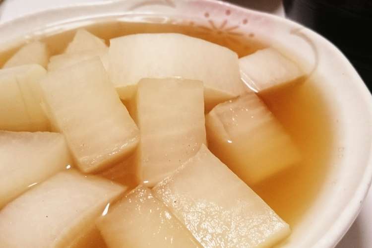 簡単 おでんの大根だけ 味がしみて柔らか レシピ 作り方 By 7sora クックパッド 簡単おいしいみんなのレシピが352万品